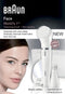 Braun Face 831 - Gezichtsepilator en reinigingsborstel - 6x betere reiniging - Wit