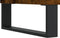vidaXL - Nachtkastje - 40x30x50 - cm - bewerkt - hout - gerookt - eikenkleurig