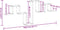 vidaXL - Wandplank - Zwart - Eiken - 104,5x10x43 - cm - Bewerkt - Hout