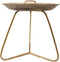 Salontafel - ø50x50 - goud manghout/ijzer