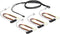DeLOCK Mini-SAS HD SFF-8643 - 4x SAS SFF-8482 + 4x Molex met sideband - 1 meter - zwart