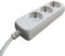 VB 41138 Stekkerdoos 3-Voudig + RA - 1.5m - 3x1mm - Wit