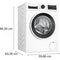 Bosch WGG244FCFG - Serie 6 - Wasmachine 1400 rpm - Stoomfunctie - Energielabel A - Iron Assist - Wit