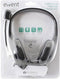 Ewent EW3562 - Stereo headset met microfoon - Draad - Zilver Zwart