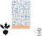 House of Products - Cadeauzakjes - Cadeauzakjes Foodies - Blauw - 12 x 19 cm - 200 stuks