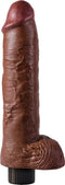 Pipedream - King Cock - Vibrating Cock with Balls - 10 Inch - Flesh