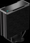 DeepCool AK400 ZERO DARK PLUS - CPU-koeler - 4 heatpipes - Zwart