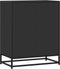 vidaXL - Dressoir - 62x35x76 - cm - bewerkt - hout - zwart