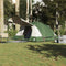 vidaXL - Tunneltent - 8-persoons - waterdicht - groen