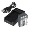USB charger compatible for CANON BP-2L5, BP-2LH, NB-2L, NB-2LH