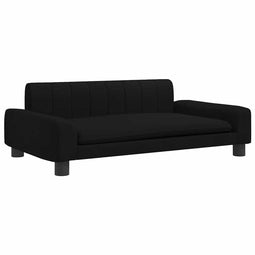 vidaXL - Hondenmand - 90x53x30 - cm - stof - zwart