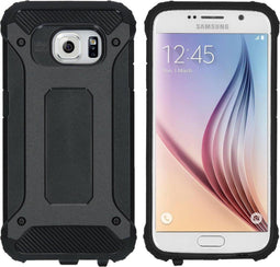 iMoshion Hoesje Geschikt voor Samsung Galaxy S6 Hoesje - iMoshion Rugged Xtreme Backcover - Zwart