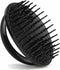 Denman - D6 Be-Bop Shampoo/Massage Borstel - Zwart/Grijs