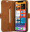 Dbramante1928 iPhone 13 Pro Max - Flip cover - Magneetsluiting en ruimte voor pasjes - Cognac