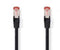 CAT6 Netwerkkabel - RJ45 Male - RJ45 Male - S/FTP - 7.50 m - Rond - LSZH - Zwart - Envelop