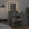vidaXL - Kaptafel - met - LED-verlichting - - - Betonnen - Grijs, - 50 - x - 41 - x - 135 - cm