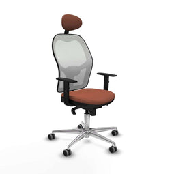 Jorquera Piqueras y Crespo 1D086G1 - Bureaustoel - Hoofdsteun - Wit Bruin