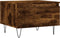 vidaXL - Salontafel - 50x46x35 - cm - bewerkt - hout - gerookt - eikenkleurig
