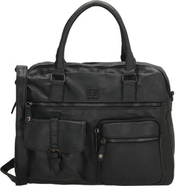 Enrico Benetti Ardèche 66585 - Handtas met 15" laptopvak - Zwart