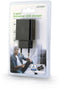 USB thuislader met 2 poorten - Smart IC - recht - 2,1A / zwart