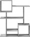 vidaXL - Kamerscherm - / - boekenkast - 92x29x112 - cm - hout - grijs - sonoma