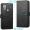 iMoshion Hoesje Geschikt voor Motorola Moto G30 / Moto G20 / Moto G10 Power / Moto G10 Hoesje Met Pasjeshouder - iMoshion Luxe Bookcase - Zwart