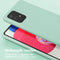 Selencia Hoesje Geschikt voor Samsung Galaxy A52 (4G) / A52s / A52 (5G) Hoesje Met Koord - Selencia Siliconen hoesje met afneembaar koord - Turquoise