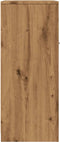 vidaXL - Badkamerkast - 60x33x80 - cm - bewerkt - hout - artisanaal - eikenkleurig