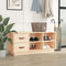 vidaXL - Schoenenbank - 100x34x45 - cm - massief - grenenhout - grijs