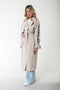 Colourful Rebel Kaia Trench Coat - Oversized fit - Knoopsluiting - Maat S