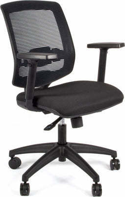 Linea bureaustoel New Malice 01 - ergonomisch EN1335 - multi verstelbaar - max. draagvermogen 110kg - zwart - LF-2032003