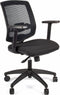 Linea bureaustoel New Malice 01 - ergonomisch EN1335 - multi verstelbaar - max. draagvermogen 110kg - zwart - LF-2032003