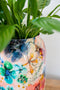TS Collection - Bloempot hoog Sparkle spring - 30x42 - Metaal & Epoxy - Exclusieve woonitems voor binnen - Handgemaakt - Unieke print - Designed by Lammie
