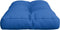 vidaXL - Palletkussen - 70x40x12 - cm - stof - koningsblauw
