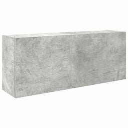 vidaXL - Badkamerwandkast - 100x25x40 - cm - bewerkt - hout - betongrijs