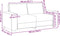 vidaXL - Loveseat - Sofa - in - Wit - - - 140 - cm - Kunstleer