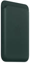 Apple Leren Kaarthouder met MagSafe - Geschikt voor Zoek mijn - Bosgroen