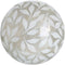 Ballen CAPIZ Decoratie Zilver 10 x 10 x 10 cm (8 Stuks)