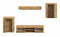 Furnilux Jam - Woonkamercombinatie - 35x310x169cm - Bruin