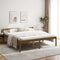 vidaXL - Seniorenbed - massief - grenenhout - honingbruin - 200x200 - cm