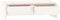 vidaXL - Monitorstandaard - 100x27x15 - cm - massief - grenenhout - honingbruin