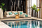 Dutch Decor JULIO - Outdoor Kussenhoes 45x45 cm - waterafstotend en uv-bestendig - Marshmallow - wit