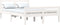 vidaXL - Bedframe - massief - hout - wit - 120x200 - cm