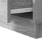 vidaXL - Nachtkastje - met - LED - in - Grijs - Sonoma - 50x34,5x50 - cm