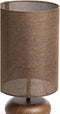 Light & Living Tafellamp Danialo - Bruin - Ø22cm - Modern