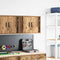 vidaXL - Garage - wandkast - bewerkt - hout - oud - hout