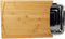 Cuisine Performance - Bamboe Snijplank - RVS Opvangschaal - 33 x 24 x 4 cm