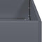 vidaXL - Plantenbak - 80x80x30 - cm - staal - antracietkleurig