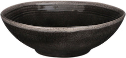 Mica Decorations Tabo - Schaal - H7,5 x Ø23,5 cm - Zwart