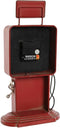 Bordsklocka Home ESPRIT Rood Metaal gasolinera 18 x 10 x 34 cm